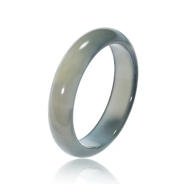 老庙 美人如玉 优雅大方 新中式国潮 淡雅设计#好运 玉髓 手镯 女款