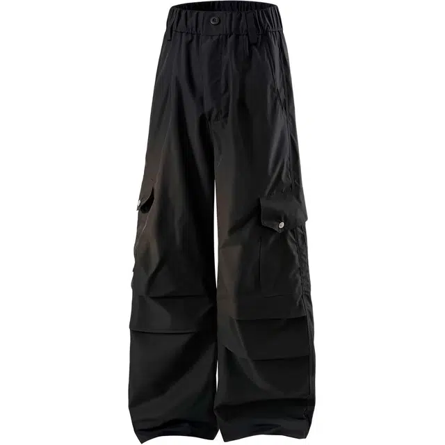 特斯型 美式伞兵速干工装裤夏季两穿直筒阔腿哈伦运动裤薄款防晒冰丝休闲裤 男女同款