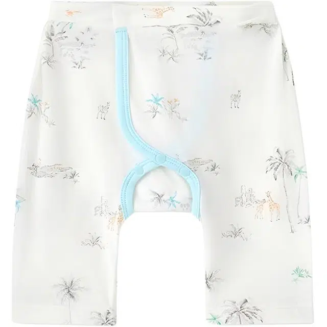 英氏家居服睡裤夏季透气薄纯棉 休闲婴幼童