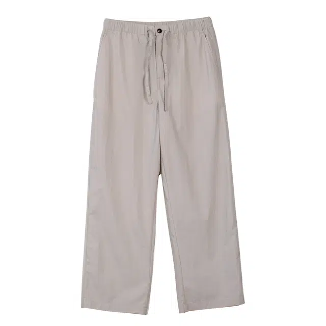 几立 三个颜色混纺休闲裤 男女同款