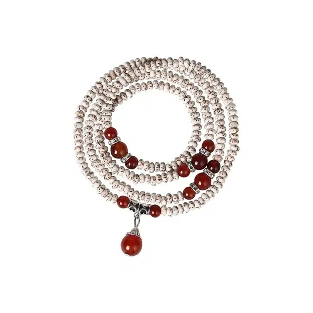 【多圈聚福】 优奕芳 国潮藏风玩串 高级感玛瑙文玩珠串 小众多颗显白穿搭神器 时来运转亮眼#好运 星月菩提 菩提类手串 男女同款情侣款