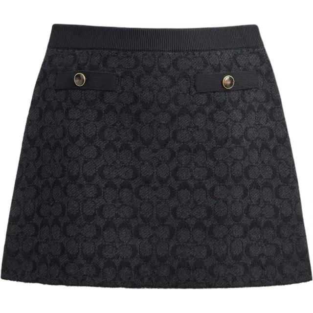 COACH Knit Pocket Skirt