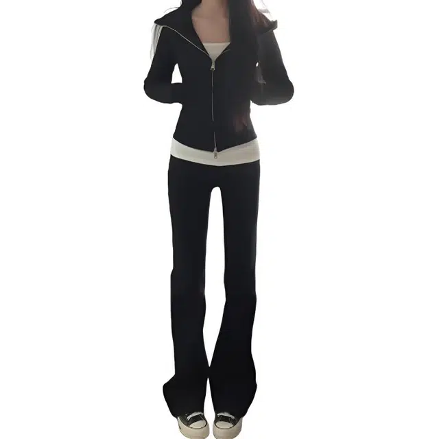 黑马漫画 美式高街微喇裤男夏季牛仔裤 男女同款