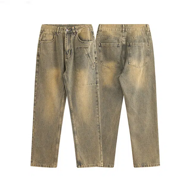 金盾 潮流百搭直筒裤牛仔裤 男款