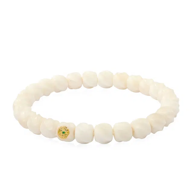 三檀小舍 国风国潮 扭转乾坤扭扭珠 小众高级精工文玩盘玩绕指柔#好运 白玉菩提 手串 男女同款情侣款