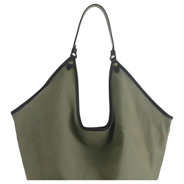 VANDEE Striped Tote Bag