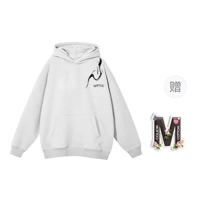 棉购 连帽宽松慵懒长袖卫衣 男女同款