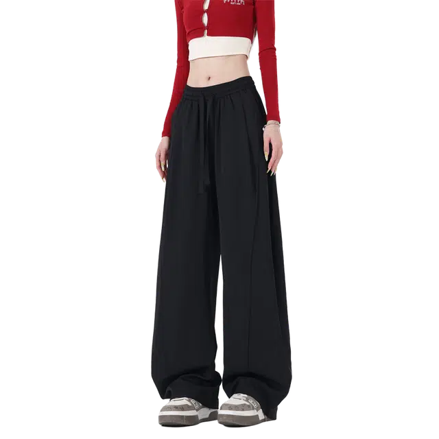 金盾 美式潮牌弯刀裤长裤休闲裤 男女同款