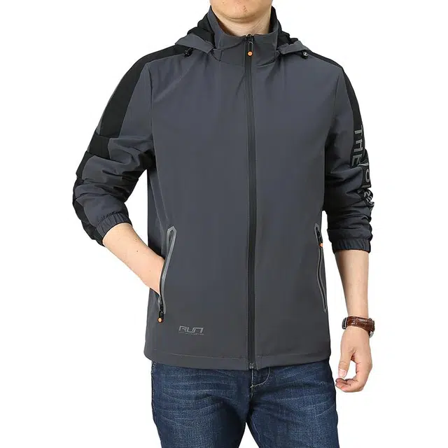 金盾 春秋上衣户外单层防水长袖夹克外套 男款