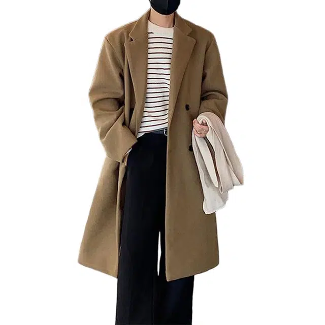 木林森 经典廓形高级感气质时尚百搭宽松休闲中长款风衣 男女同款