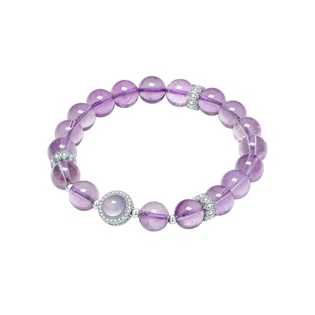 【学业有成 考试上岸】 金桂福 乌梅子酱 紫气东来 能量加持 招桃花早日脱单甜美恋爱精致#好运天然 紫水晶 手串 男女同款情侣款