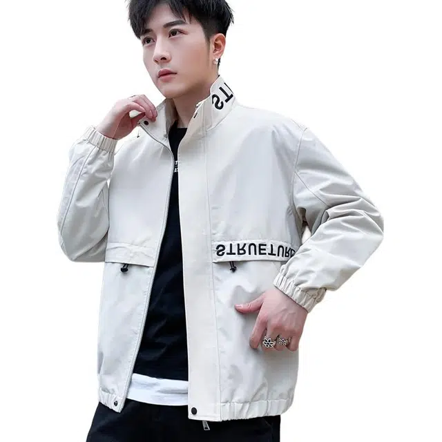 金盾 休闲百搭薄款立领夹克 男款