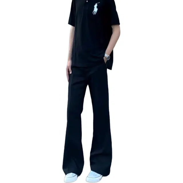 黑马漫画 美式垂坠高级感休闲裤子西装裤 男女同款