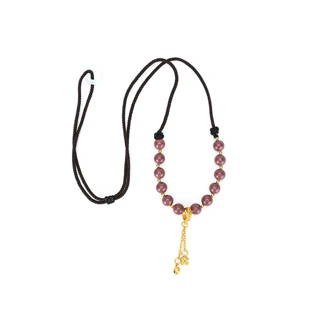 天纵 简约小众高级感精致锁骨链  古法香韵 宁神静心 新中式古风精致文玩佛珠 日常通勤百搭#好运 合香珠 项链 女款