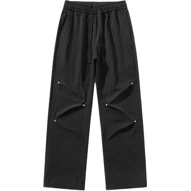 特斯型 冰丝直筒加长裤子高个子青少年夏薄款美式潮牌阔腿休闲裤 男女同款