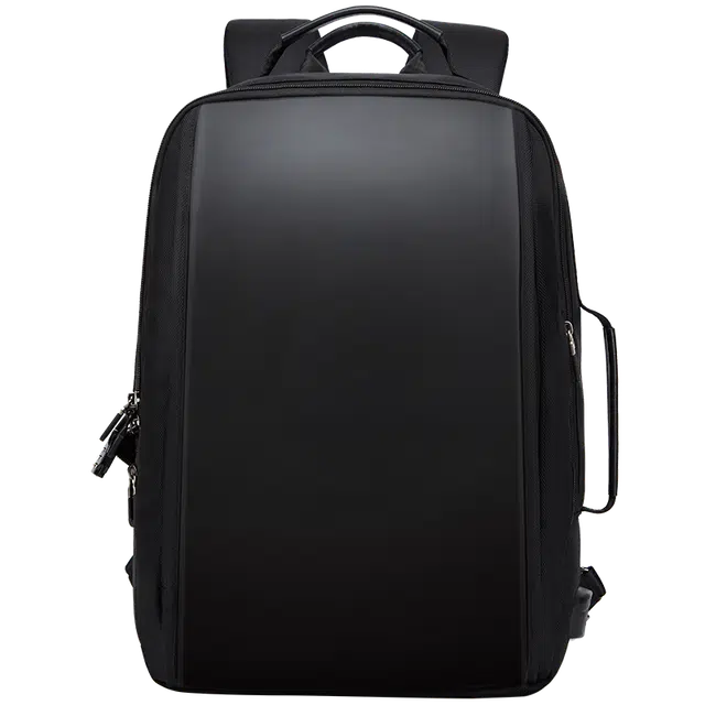 波斯丹顿双肩包男简约大容量牛津布电脑包商务背包男款 黑色