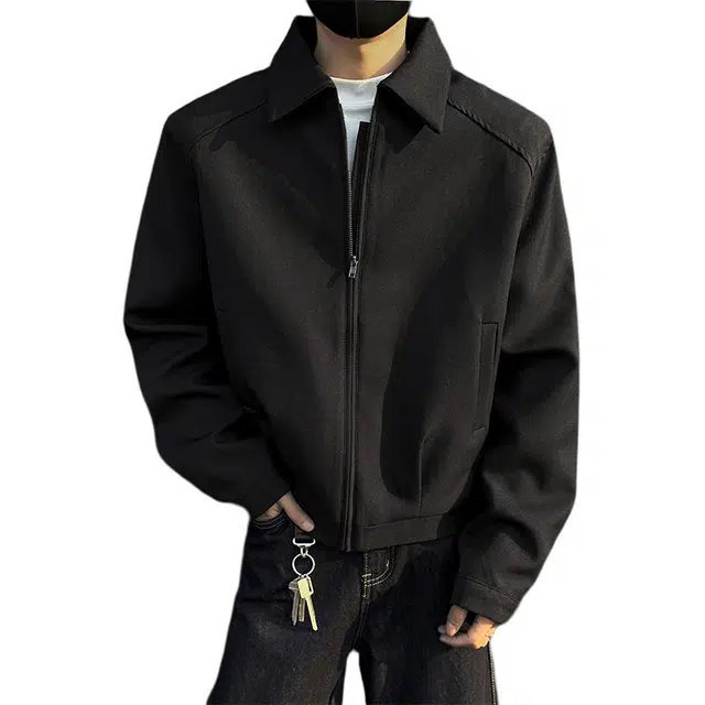 黑马漫画 美式短款外套高级感男夹克 男女同款