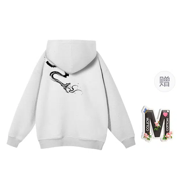 棉购 连帽宽松慵懒长袖卫衣 男女同款