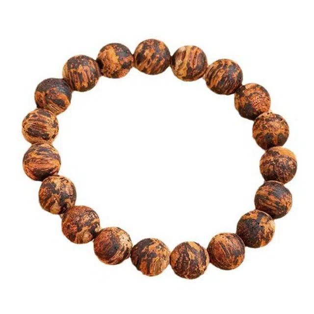 茂琼 简约 国潮时尚 高端大气 复古单圈高级感小众经典百搭 降真香 手串 男女同款情侣款