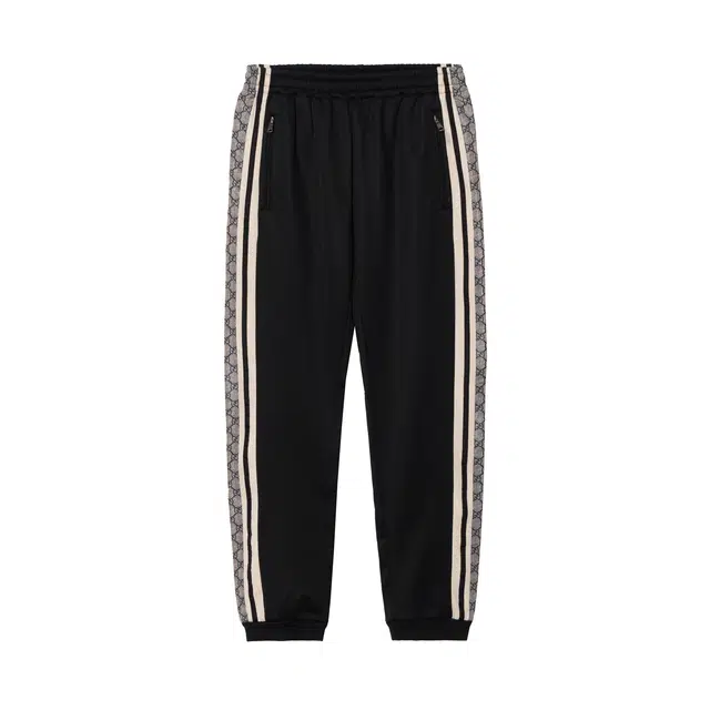 GUCCI Oversize Technical Jersey Jogging Pant GG