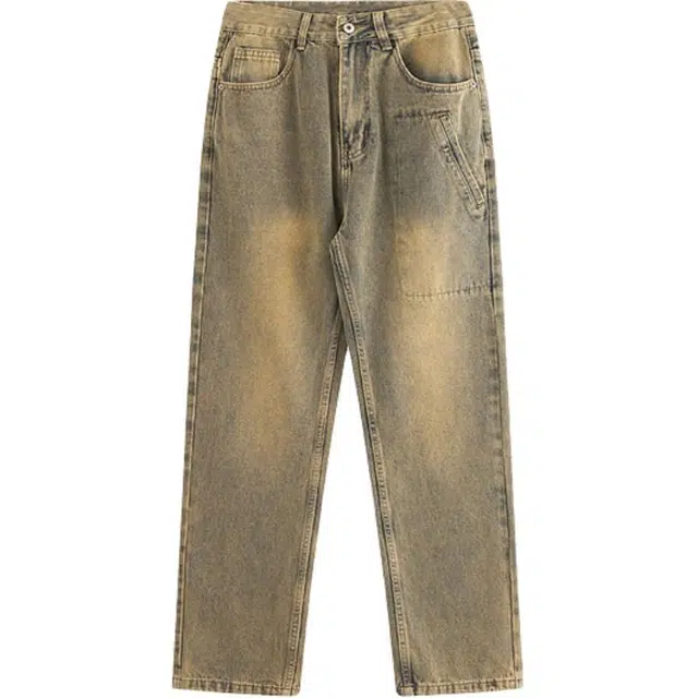 金盾 潮流百搭直筒裤牛仔裤 男款