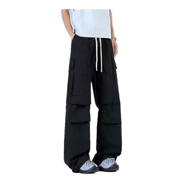 金盾 潮流美式宽松直筒长裤休闲裤 男款