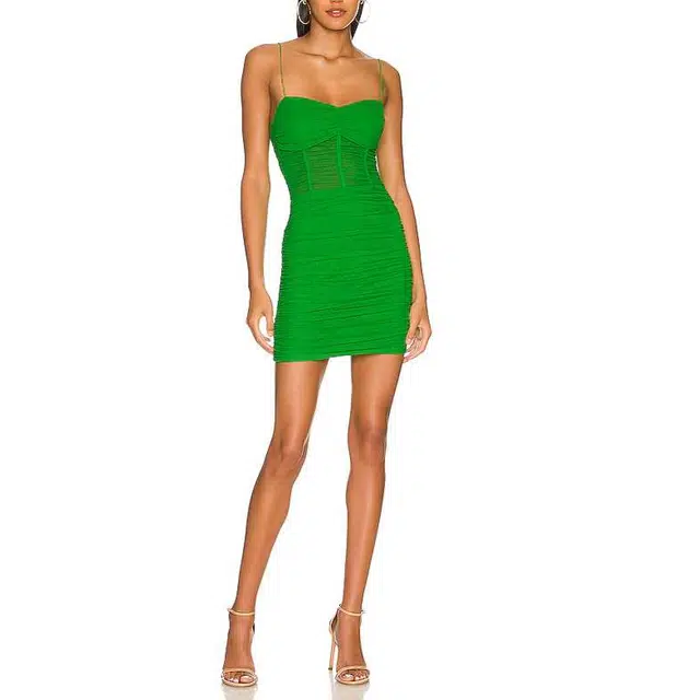 SUPERDOWN Kambella Ruched Mini Dress