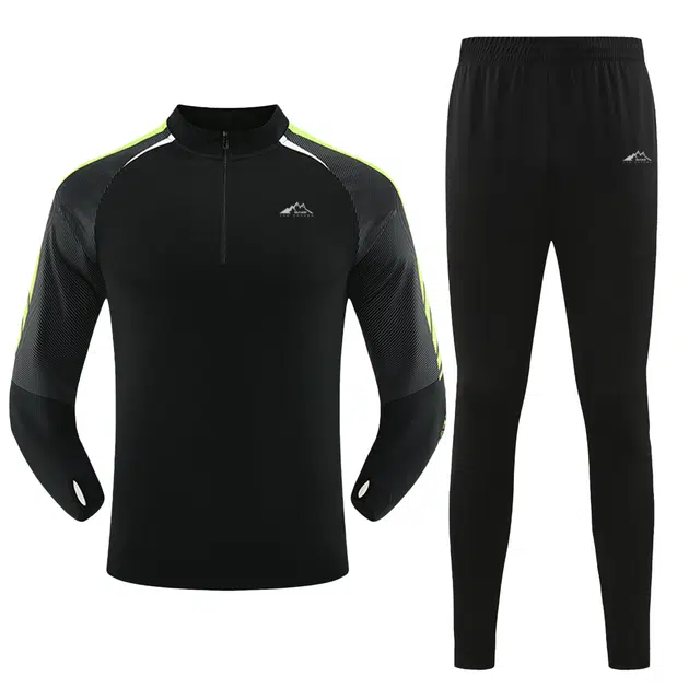 Saiki Patchwork Half-Zip Set