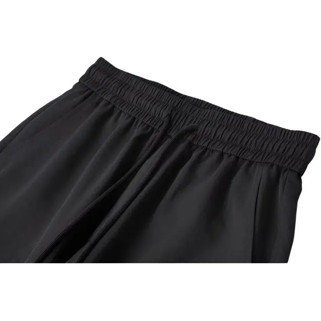 特斯型 美式高街夏季薄款伞兵工装裤潮牌褶皱设计感冰丝速干运动休闲裤 男女同款