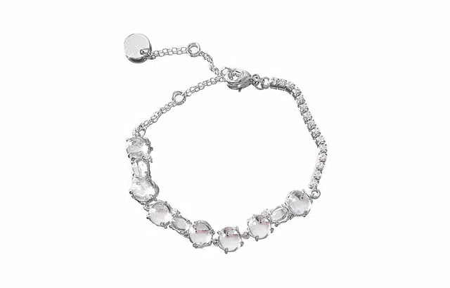 牧言 月光女神 冷淡风轻奢气质小众浪漫高级感 甜美闪耀在逃公主百搭日常通勤手饰 恋爱告白 琉璃 手链 女款