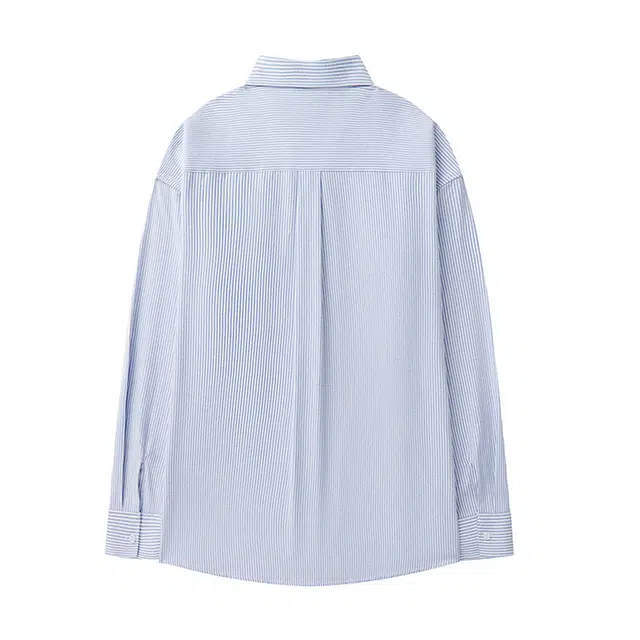 加菲猫家族 日系简约潮流加菲猫卡通印花时尚百搭无性别主义落肩袖翻领衬衣叠穿春秋款日常通勤长袖少年感宽松上衣休闲外套衬衫 男女同款