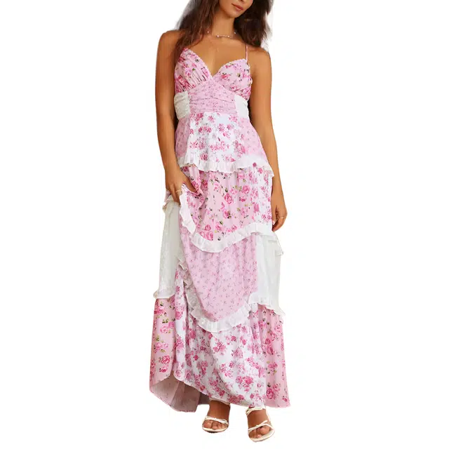 ALTAR'D STATE Floral Maxi Dress