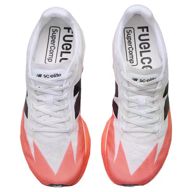 New Balance FuelCell SuperComp Elite v5 White Red