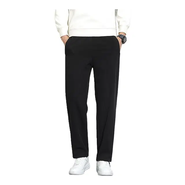 金盾 潮流纯色合身卫裤长裤休闲裤 男款