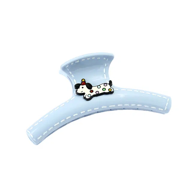 如花梦 可爱甜美风 哇塞猫狗崽高级感韩系卡通 亚克力 发夹 女款