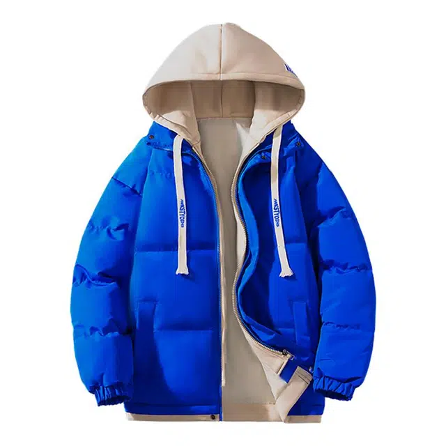 金盾 冬季假两件长袖外套棉服 男款