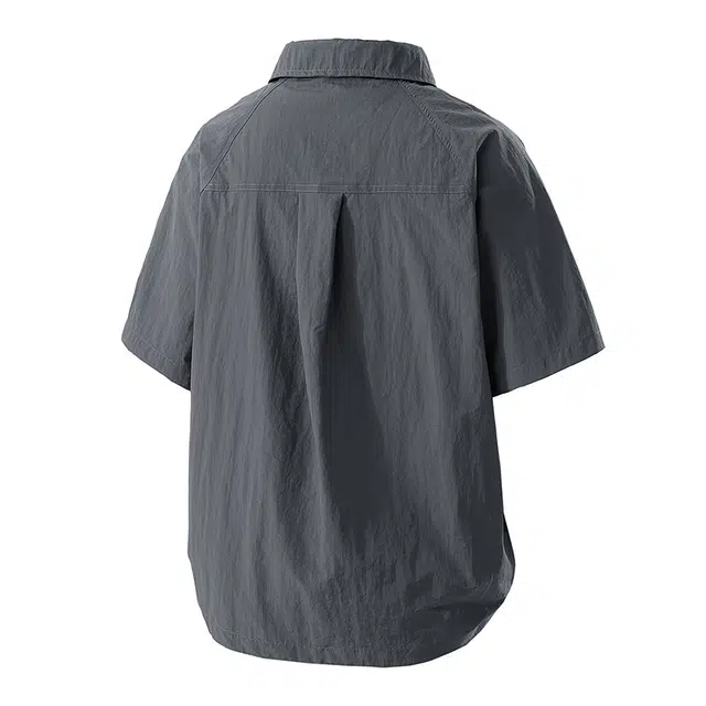 金盾 上衣服饰简约休闲舒适宽松短袖衬衫 男款