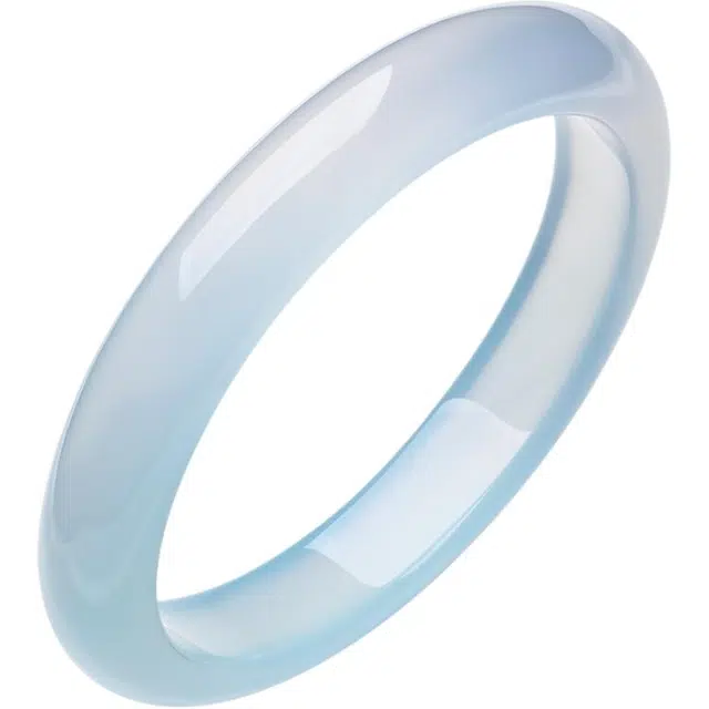 【清冷美人】 翠雅金楼 高品质天空蓝玉镯 清新浅蓝色新中式国风美学 轻奢高级感温婉江南风情古典优雅百搭#好运 玉髓 手镯 女款