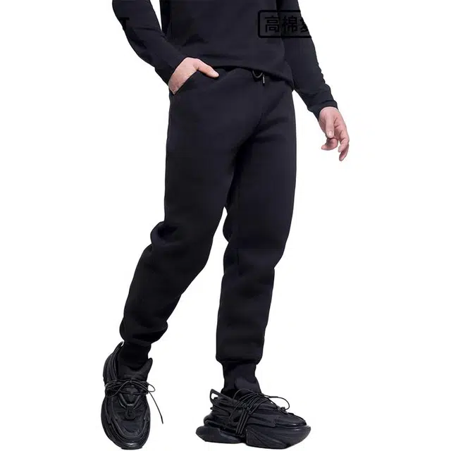 墨立方 高级感高棉复合面料比普通卫衣更细腻亲肤长裤休闲裤 男女同款