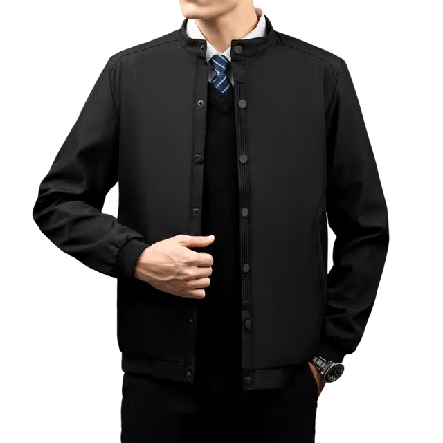 金盾 潮流棒球领百搭简约时尚宽松夹克外套 男款