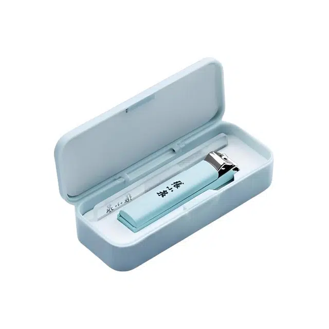 张小泉 倾巧系列 小巧便携精致 两件装 指甲修剪工具套指甲刀指甲锉