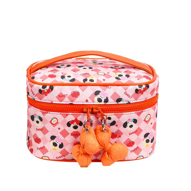 帘香客化妆包大容量卡通少女心韩国手提护肤品收纳包化妆包 便携