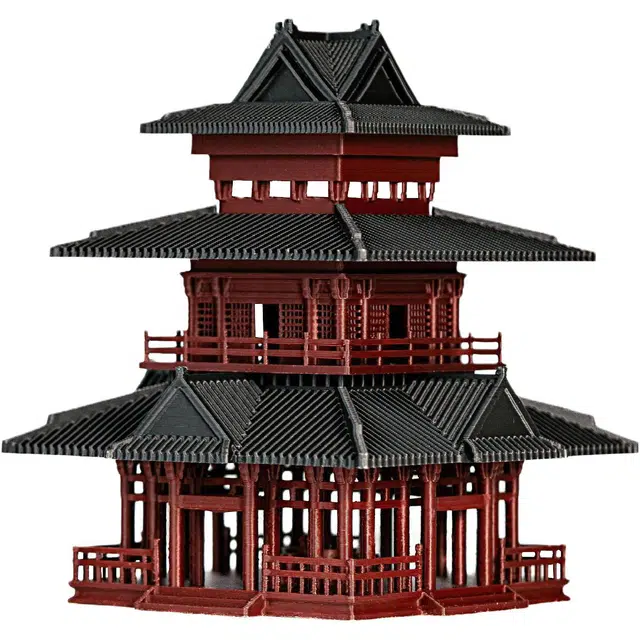喜顽童 微景观观山楼造景古风 楼阁摆件 场景/建筑模型