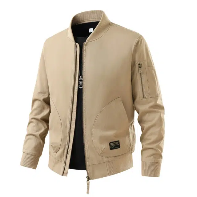 金盾 潮流棒球领工装夹克外套 男款