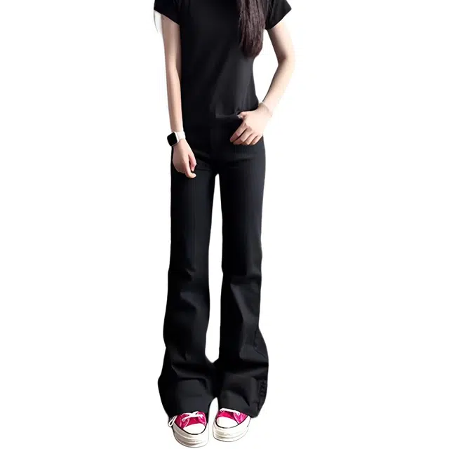 徐百货 美式春夏秋季复古显瘦百搭直筒裤牛仔裤 男女同款