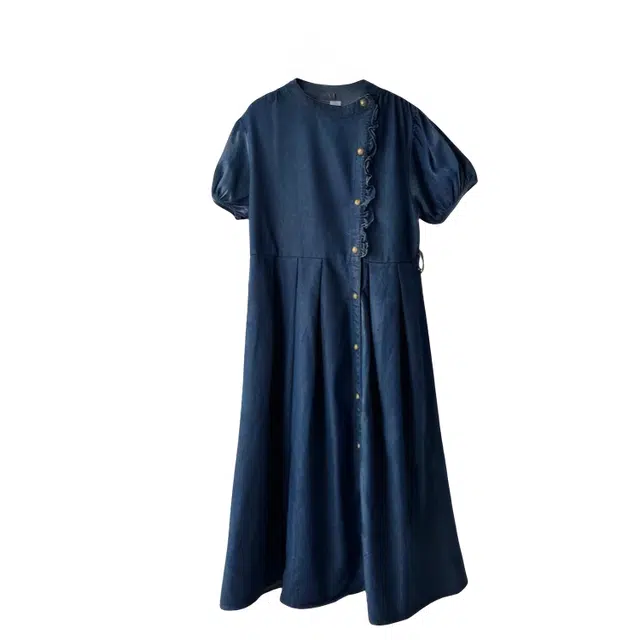 俞兆林连衣裙 圆领时尚个性短袖 儿童款