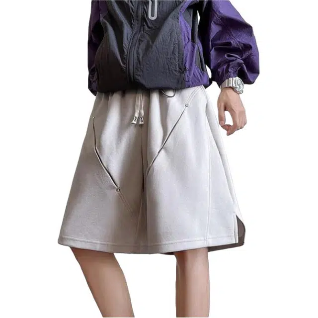 金盾 夏日运动宽松卫裤舒适百搭个性薄款休闲短裤 男款