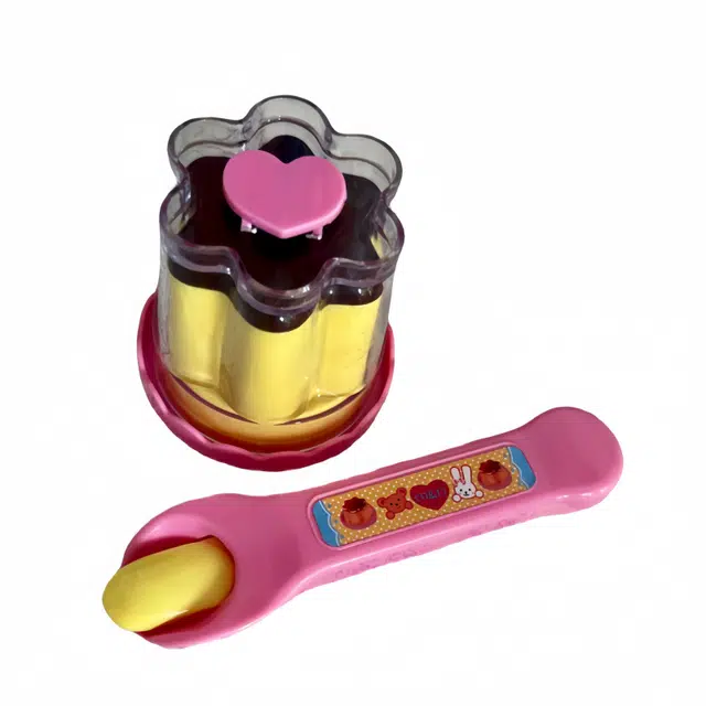 布朵 可爱草莓布丁喂食套装草莓解压早教益智 过家家玩具