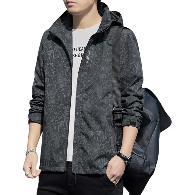 金盾 潮流休闲韩版帅气运动连帽宽松夹克外套 男女同款