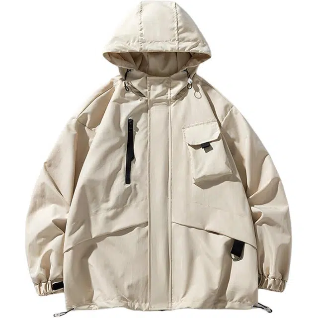 金盾 美式潮牌登山服连帽夹克外套 男款